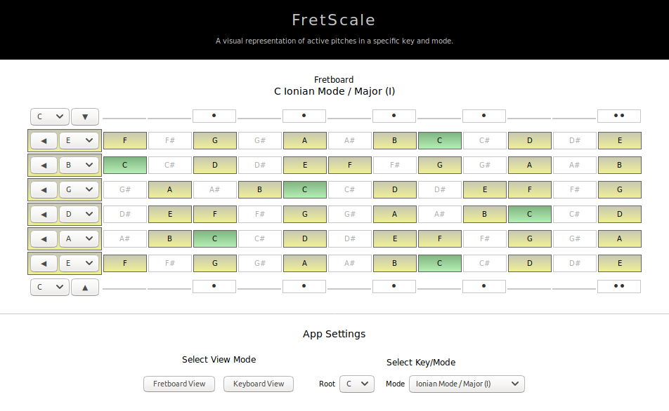 FretScale View preview